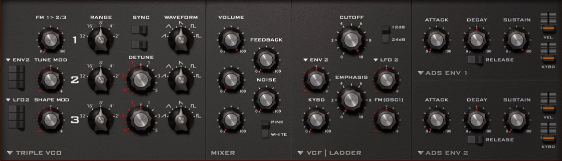 u-he Diva Minimoog
