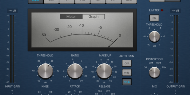 Logic Pro X コンプレッサー