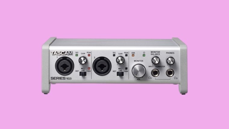 レビュー】TASCAM「SERIES 102i」| ライブ配信にも対応したオーディオ